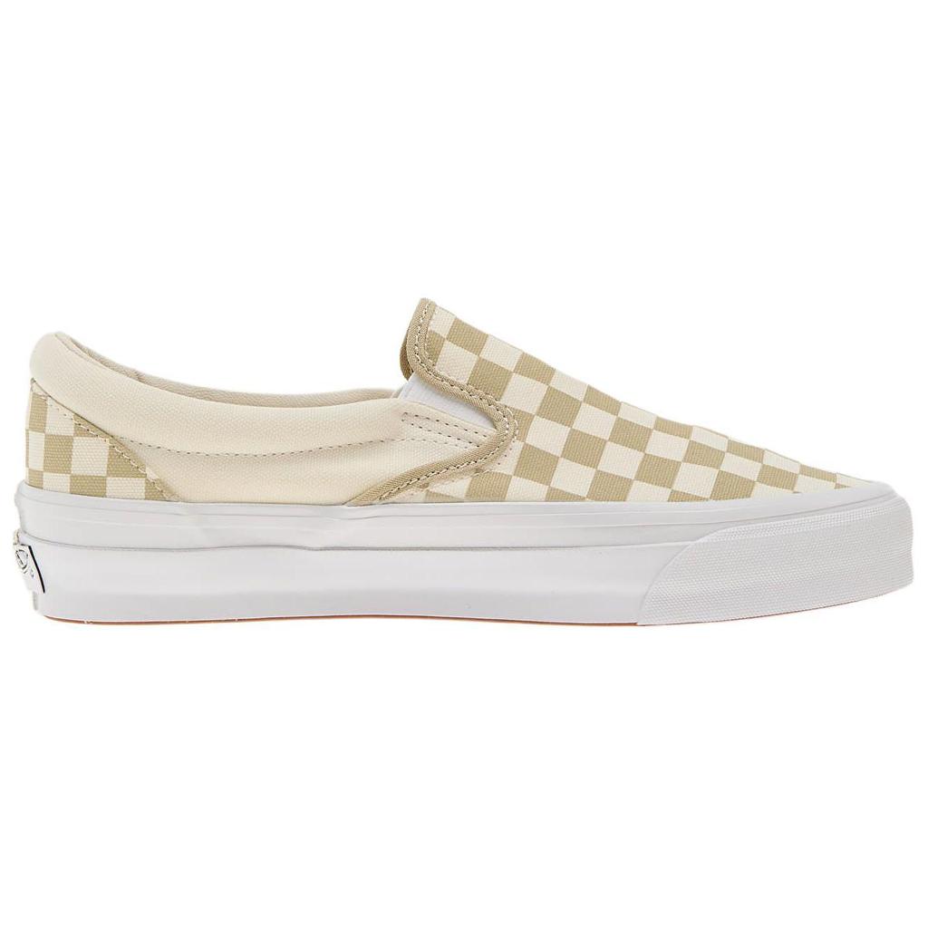 Vans Slip-On 98 Classic Comfortable Durable Lightweight Low-Top Skate Shoes Unisex Sneakers Beige VN000D5AEQB1