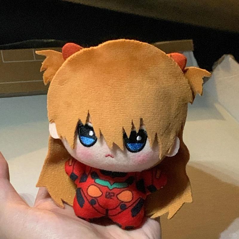 Cute Anime Girl Plush Keychain 10cm Backpack Pendant Stuffed Doll Gift