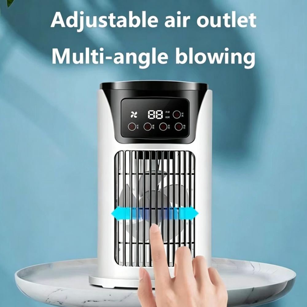 300ML Water Tank Air Cooler Fan 6 Speeds Portable Air Conditioner  Personal Cooling