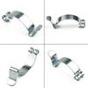 8pcs Automotive Universal Air Filter Housing Filter Electrical Fuse Box Fixing Spring Clip Hook Pull Spring Snap Steel Clip