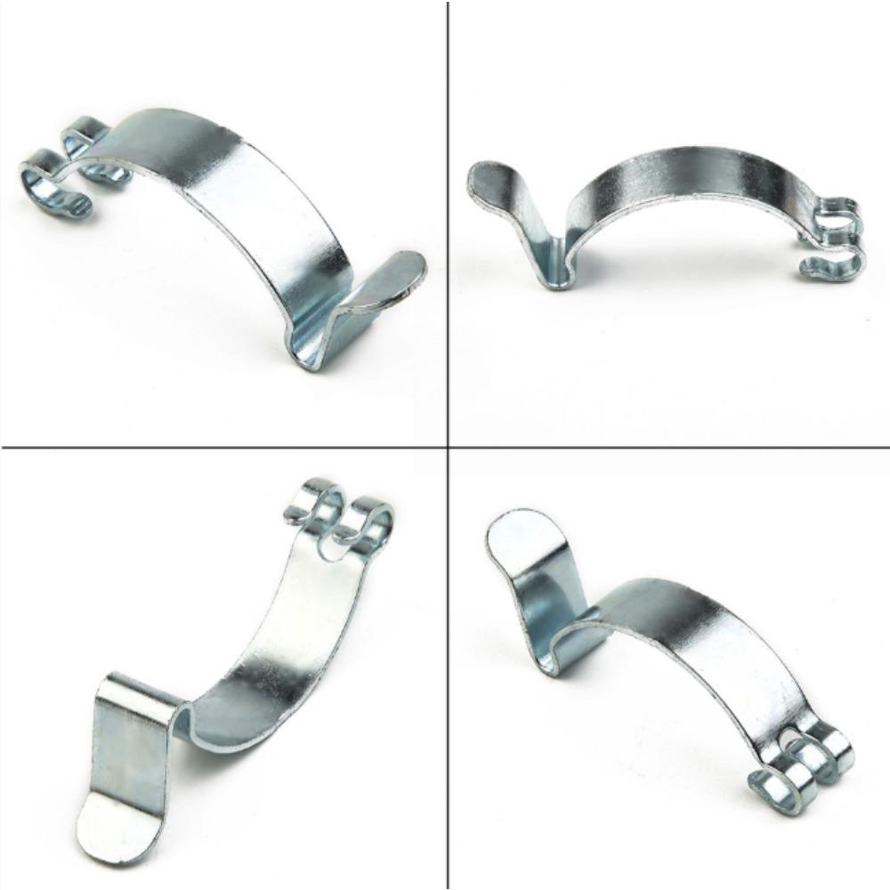 8pcs Automotive Universal Air Filter Housing Filter Electrical Fuse Box Fixing Spring Clip Hook Pull Spring Snap Steel Clip