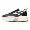 Anta Life Series Mix Fission Sports Versatile Wear Resistant Shock Absorption Low Top Casual Shoes Women Casual Shoes Gray Black 122118812-4