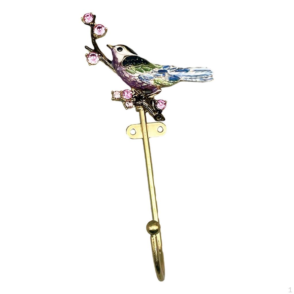 Bird Wall Coat Hook Easy to Install Durability Decorative Hanger Hanging for Coats Doorway