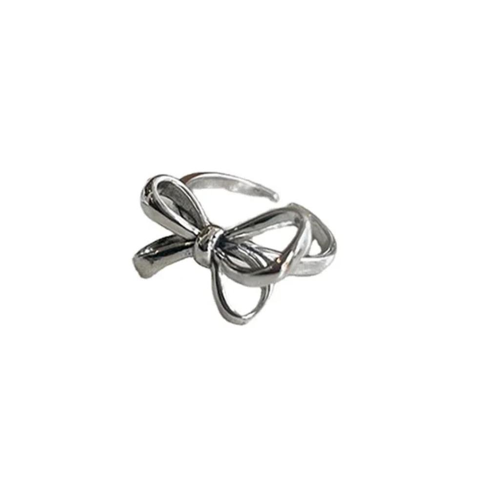 925 Silver Rings for Women Geometric Handmade Irregular Strip Ring Fashion Jewelry Gift