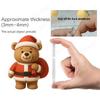 2026 Bären Adventskalender mit 2D Acryl-Bären Anhängern Weihnachts-Countdown Geschenkbox Wintertiere Weihnachten Kalender Geschenke Für Kinder