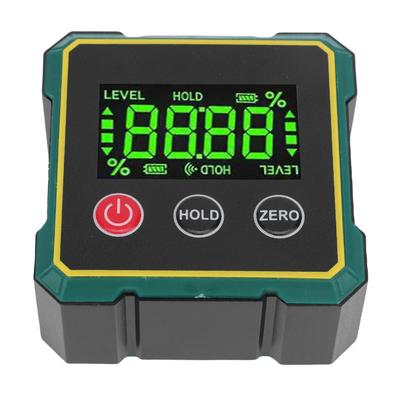 Digitální úhloměr s magnetickou základnou Převod úhlu a sklonu Elektronický nástroj pro hledání úhlů s funkcí uzamčení dat