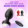 LED Colorful Light Butt Plug for Women Men Anal Plug Vibrator Wireless Remote Control Buttplug Prostate Massager Adults Sex Toys