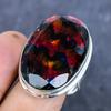 Ammolite Gemstone 925 Sterling Silver Jewelry Ring Size 10