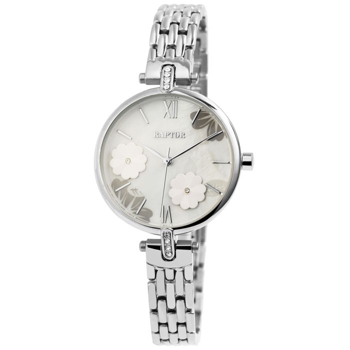 Montre bracelet Raptor Femme Argent Métal design épuré