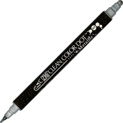 Kuretake ZIG Clean Color Dot Metallic Silber Zeichen Zeichenmarker TC-8100-102 Marker, Stifte, Textmarker, Stifte, Wasserbasiert