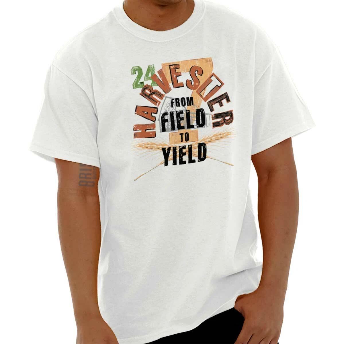 Local Farmers Harvest American Farming Life Womens or Mens Crewneck T Shirt Tee XXL
