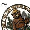 Windowsill Wall Ornament Only You Can Prevent Wildfires Metal Sign Vintage Round Bear Durable Iron Sculpture Hanging Decor Funny Retro Tin Sign for