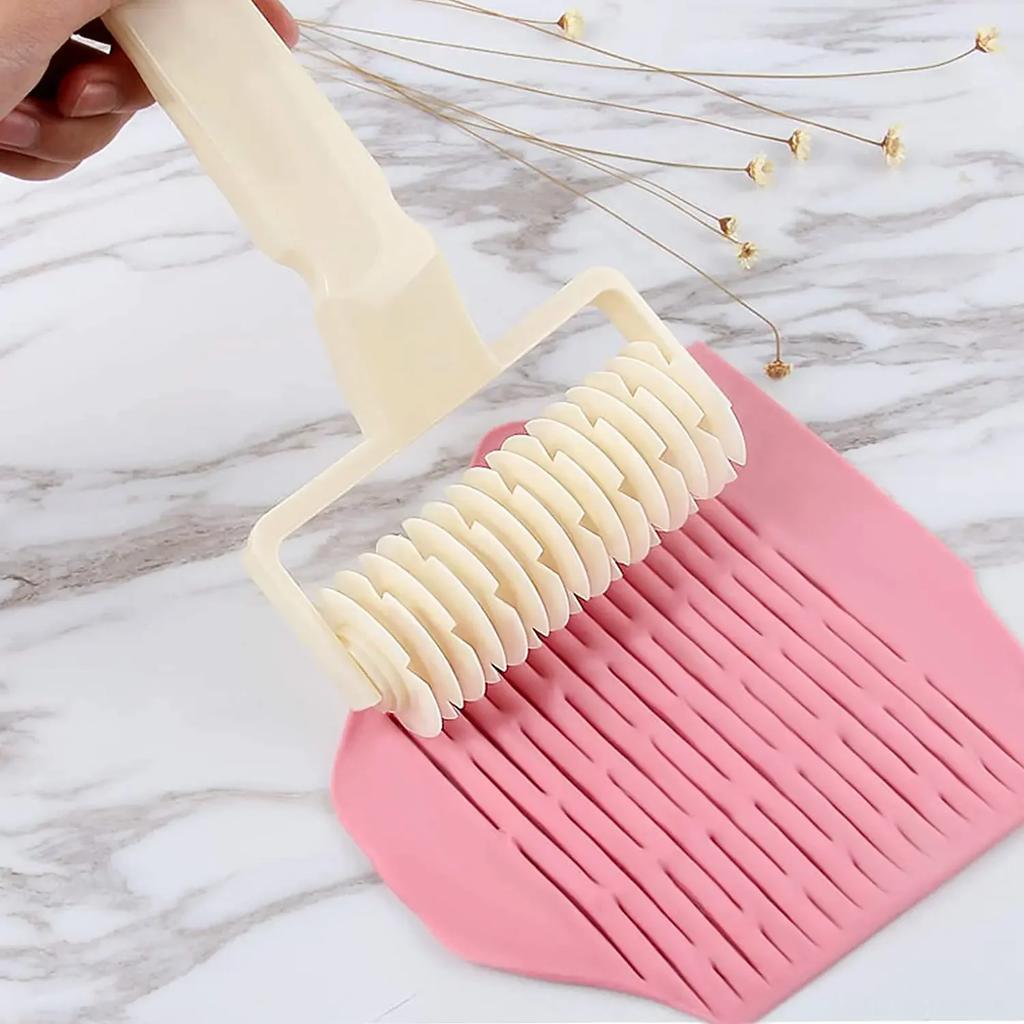 Plastic Lattice Roller Cutter Dough Cutter Pie Pizza Cookies Pull Mesh Wheel Knife Baking Pastry Tools Kitchen Accessories