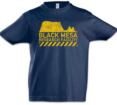 Black Mesa Kids Boys T-Shirt Research Logo Symbol Shield Gamer Company Logo-