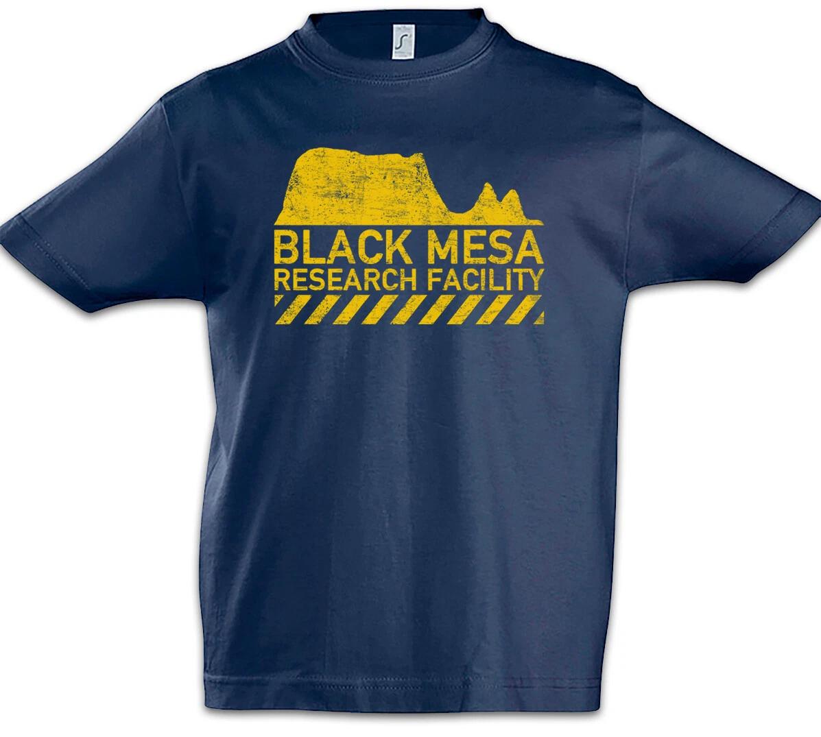 Black Mesa Kids Boys T-Shirt Research Logo Symbol Shield Gamer Company Logo- 140