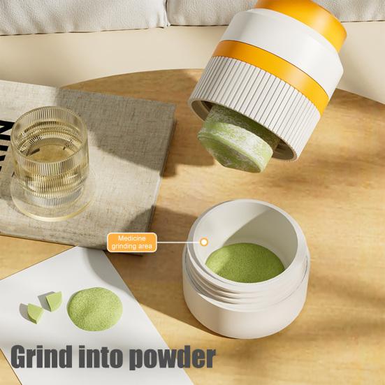 3-v-1 Řezačka na pilulky 1/4 1/2 Dělič pilulek s úložným prostorem Drtič pilulek Přenosný organizér na tablety pro malé nebo velké pilulky Domácí cestovní použití