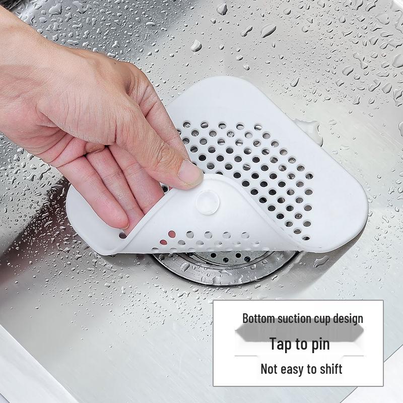 Geruchsdichter Silikon-Haarfänger und Abflussverschluss