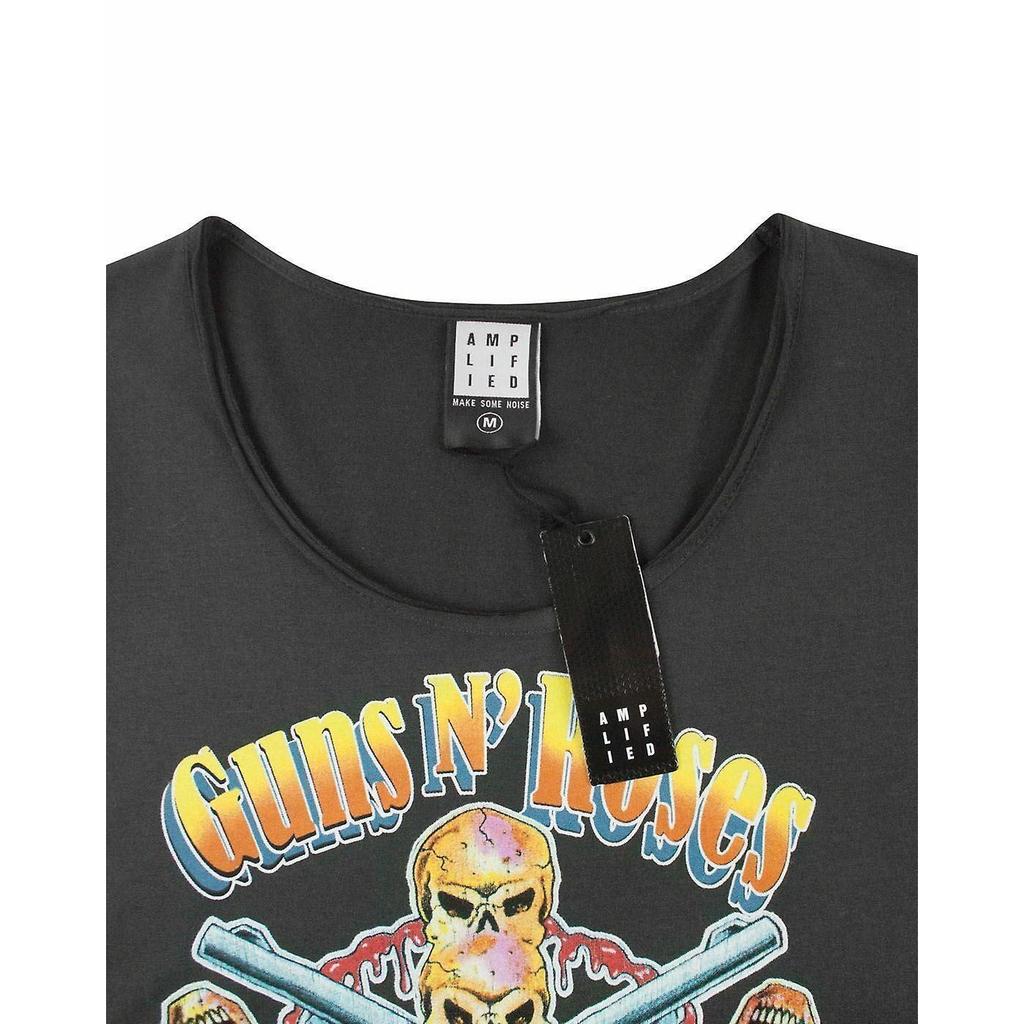 Amplified Womens/Ladies Skull Cross Guns N Roses T-Shirt