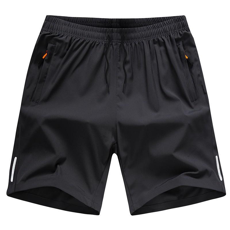 Men's Trendy Quick-Drying Ice Silk Beach & Sports Shorts, Customizable Logo