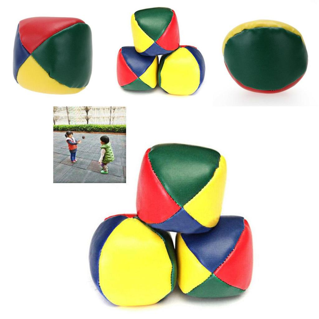 כדור ג'אגלינג צבעוני שקית שעועית קלאסית צעצוע ספורט חוץ לילדים פעילויות כיפיות