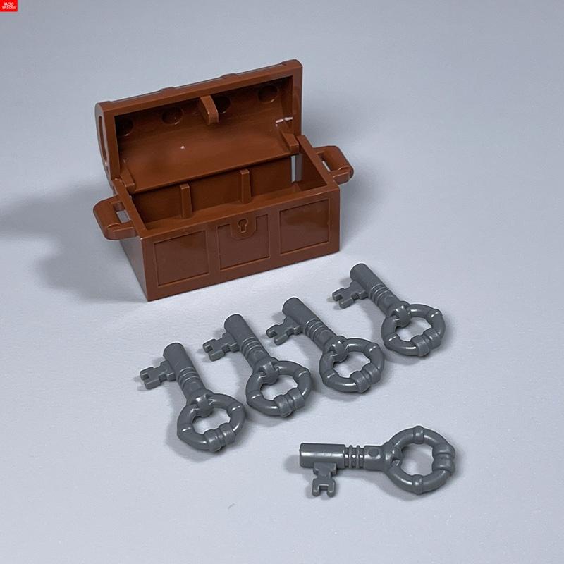 Non-Toxic Moc Bricks Utensil Ingot Bar Dollar Coin Money Gold Silver Painted Gold Gem Treasure Box 99563 Building Blocks Children'S Toys