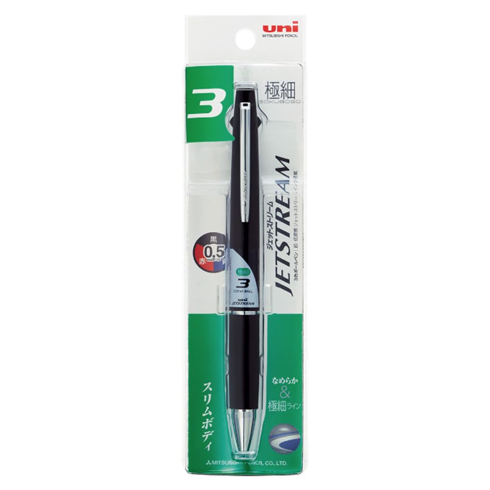 Jetstream Ballpoint 3 SXE3800051P24 Oil-Based Pen, Colors,