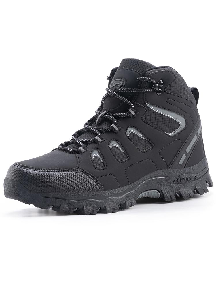 

Hiking Shoes Men s Outdoor Comfortable Combat Boots Men Durable Sports Breathable Casual Shoes Men 44 чёрный