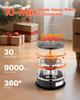 9000 BTU Portable Kerosene Heater & Stove, 2 in 1 Non-Electric Indoor Outdoor Heater with Adjustable Height & Flame & Easy Storage,for Camping,