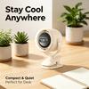 Mini Ventilador De Escritorio Recargable USB Con Clip, Ventilador Silencioso Portátil Para Oficina