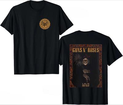 Guns N Roses Wacken Tour 2025 Koszulka Rodzinna Koszulka dla Fanów Prezent dla Fanów Najwyższej Jakości Luksusowa Dla Mężczyzn i Kobiet Top Y2k