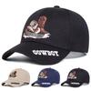Unisex Cowboy Letter Embroidery Baseball Caps Spring Autumn Outdoor Adjustable Casual Hats Sunscreen Hat