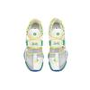 Anta men's low-top air cushion running shoes white green, fabric synthetic leather cushioned breathable wear-resistant 112025530-4