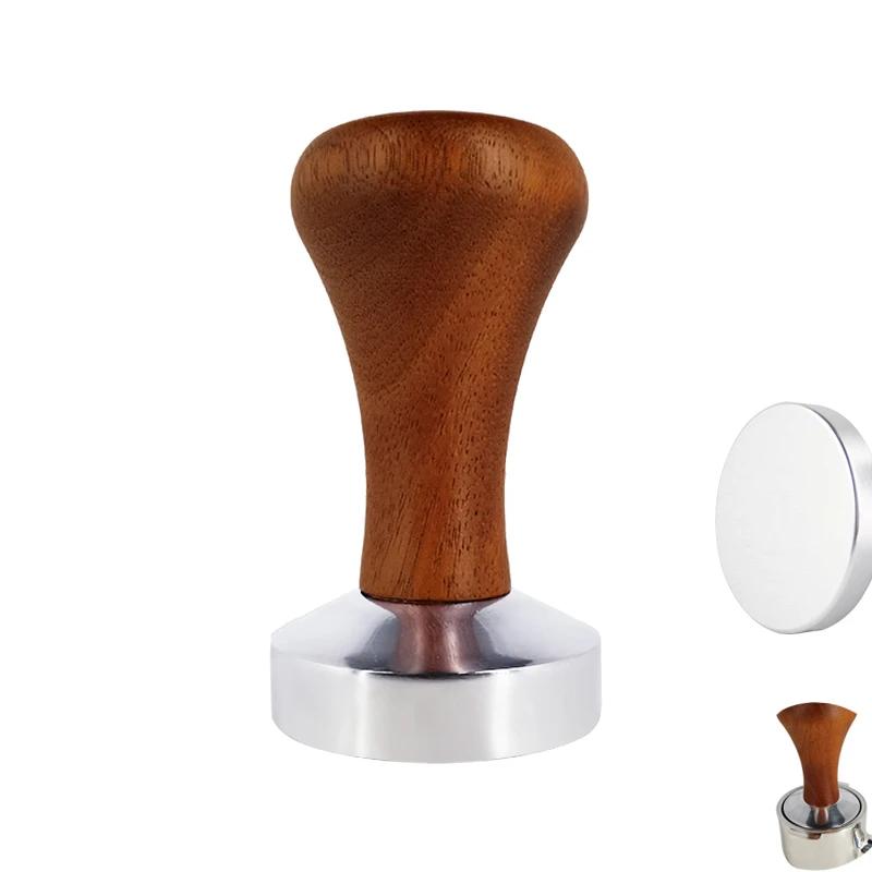

51/53/58mm Aluminum Espresso Tamper Durable Coffee Powder Compactor Fit 51mm