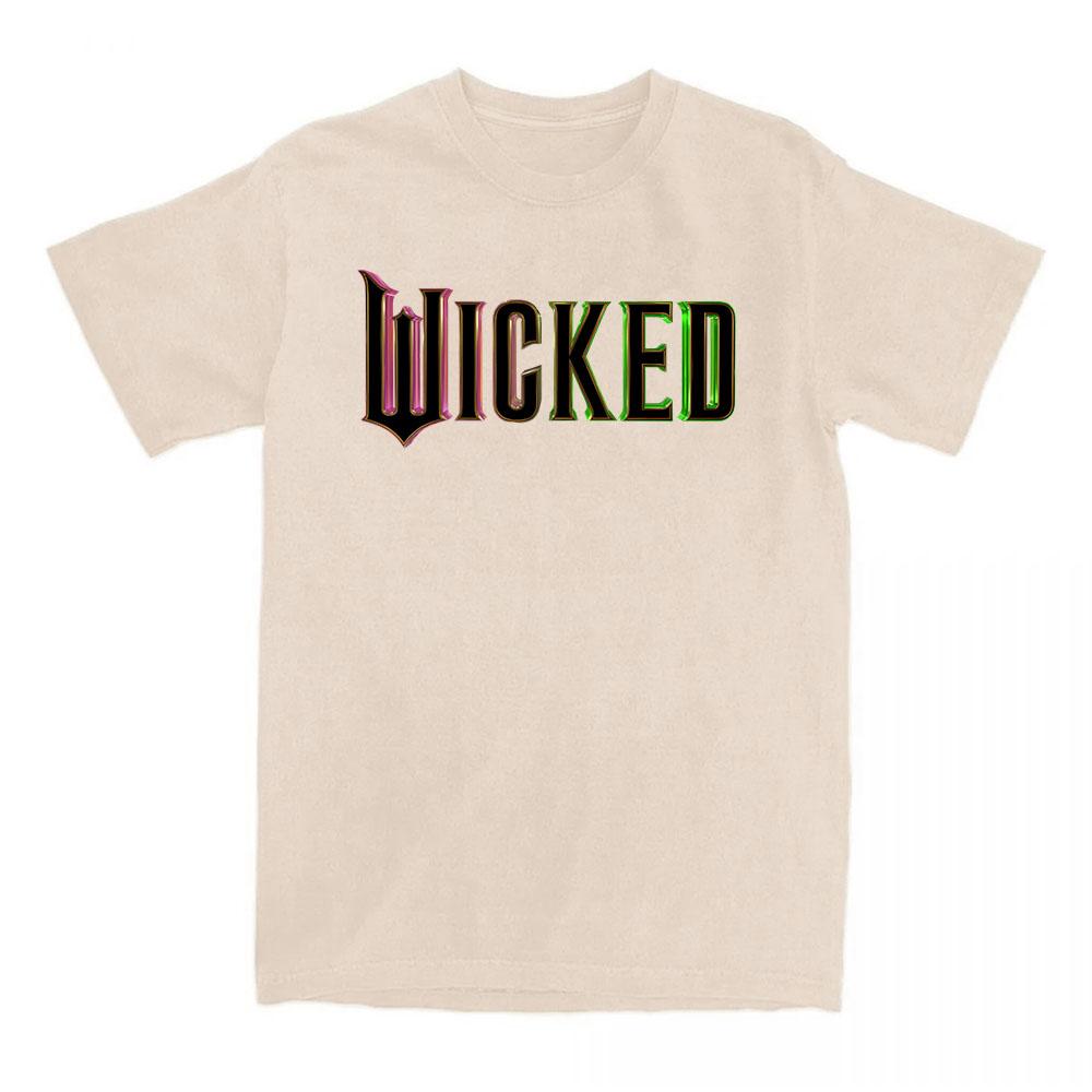 Fantasy Movies Wicked Tshirt Short Sleeve Casual WomenMen Tshirts Funny Film Graphic Printing Teeshirt Round Neck Cotton Tees