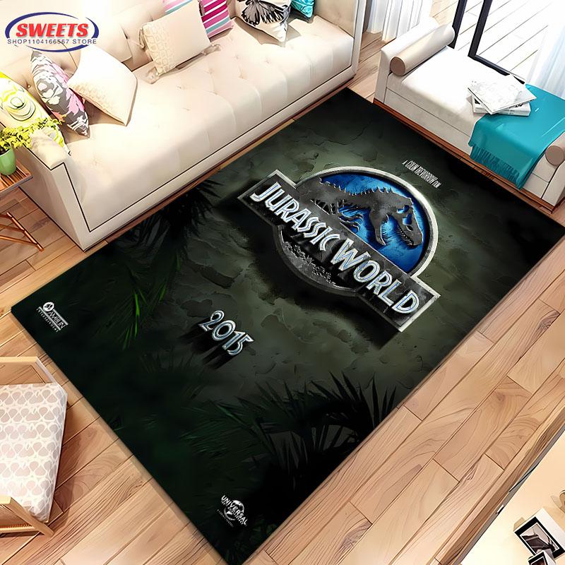 Klasický film Dinosauří P-Park Velký koberec pro domov Obývací pokoj Dětská ložnice Pohovka Rohožka Kuchyňská podlahová rohož Protiskluzová Dekorace