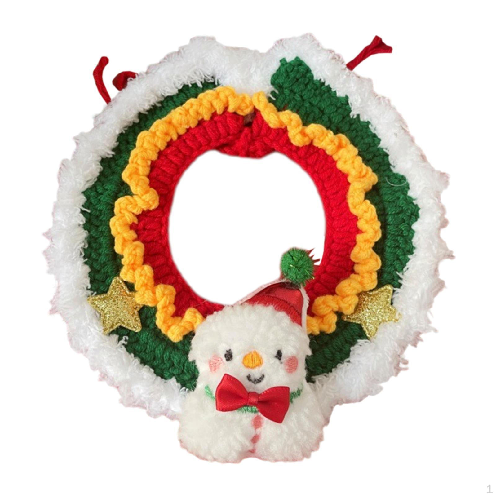 

Ошейник с нарядами для кошек и собак для рождественских праздников snowman S
