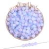 8mm Summer Dream Jelly Duplex Glass Round Beads Loose Beads DIY Handmade Bracelet Glaze Beading String Material Beads for Jewelry Making