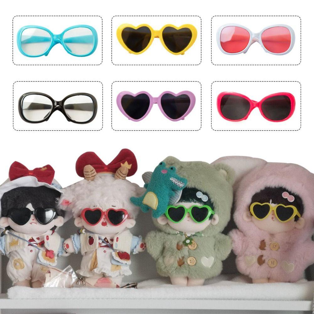 Doll Accessory 20CM Doll Sunglasses Transparent Transparent Plastic Glasses  Children Toy