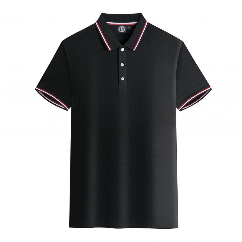 2026 Summer Men's Short sleeved Polo Shirt Business and Leisure 85% Polyester Fiber 15% Cotton Breathable and Versatile