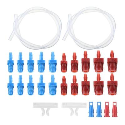 A25F-Master Cylinder Bleeder Kit Replacement For 14151, 22 Inch Hose, Clip, SAE And Metric Fittings Universal Fit