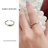 Korean 925 Sterling Silver Non-Fading Open Ring – Elegant High-End Design for Women