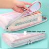 L-Shaped Transparent File Bags