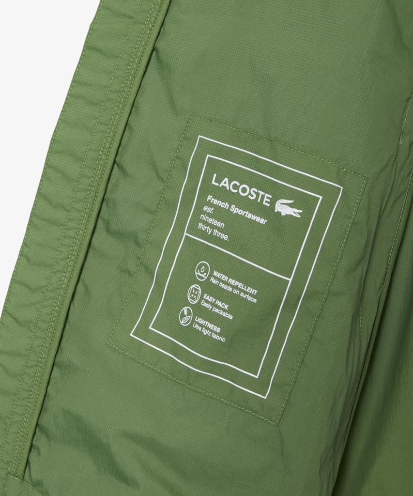 Lacoste Men'S Lightweight Packable Windbreaker Bh6264-56G 02M