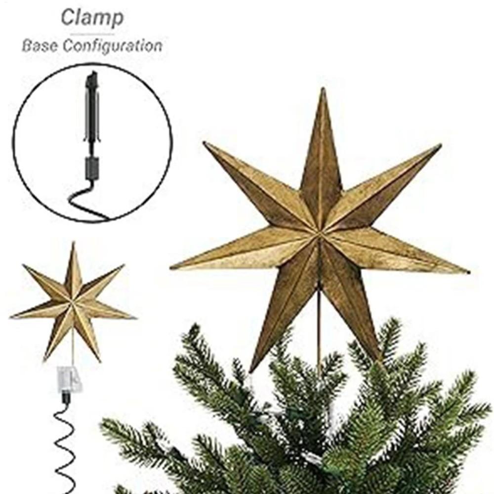 Adjustable Attachment Christmas Tree Topper Holder Sturdy Metal Support  for Festive Decoration