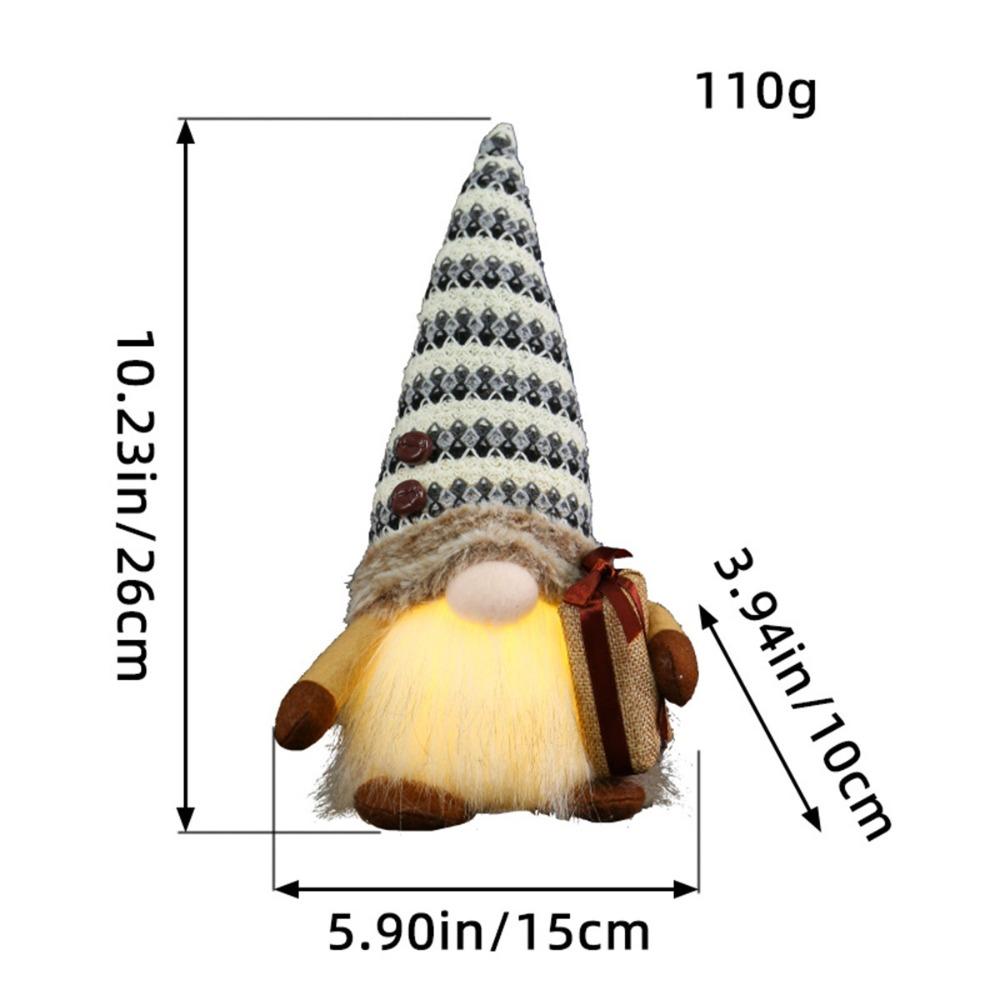 

Ski Faceless Dwarf Doll Elf Gnome Doll Exquisite Christmas Gnome Faceless Doll Gift 4