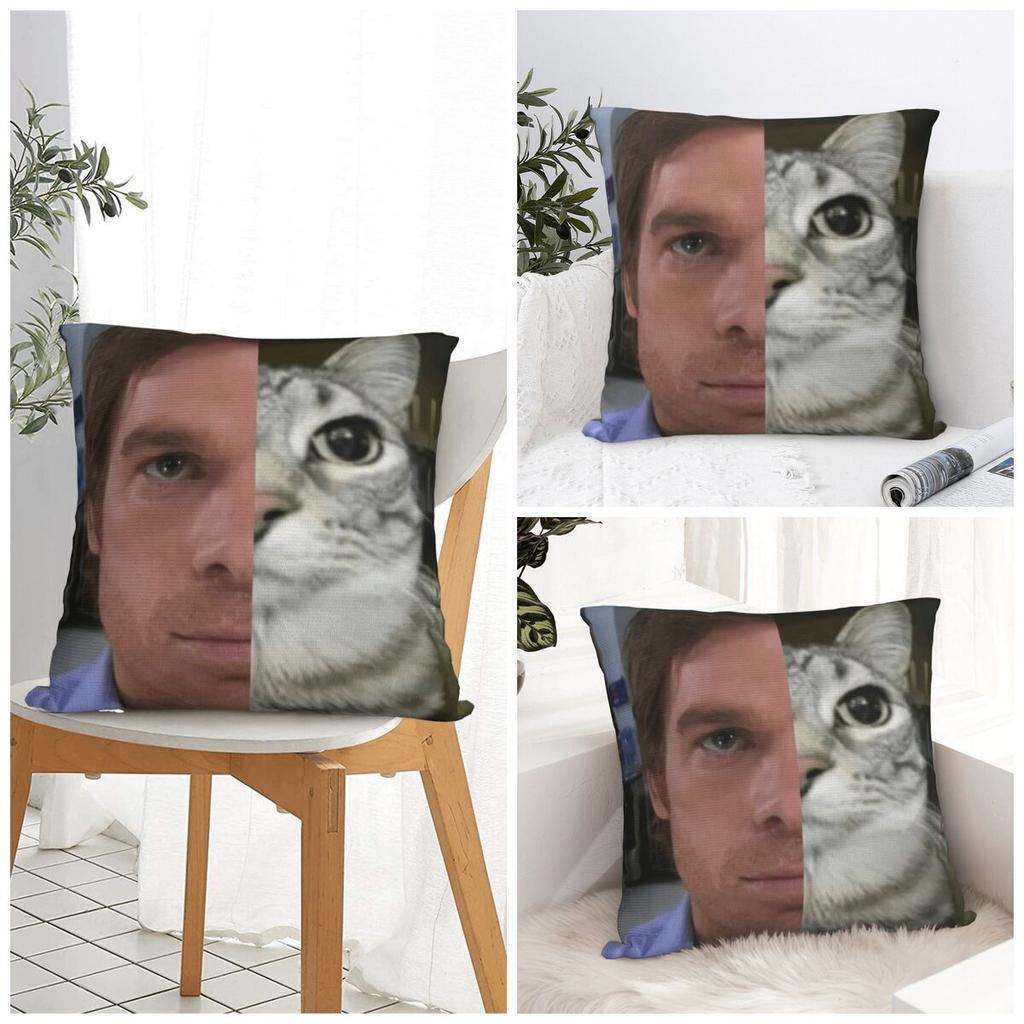 Dexter Morgan Pillow Case Novelty Pillow Cover Polyester Graphic Cushion Cover Pillowcases For Office Car Home Decorative
