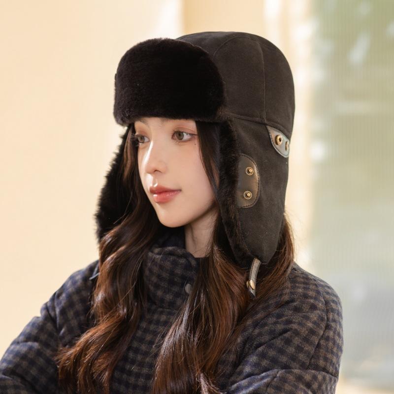 

Snow hat Winter outdoor mask hat Women s windproof ear protection pullover hat Men s thickened warm single hat білий