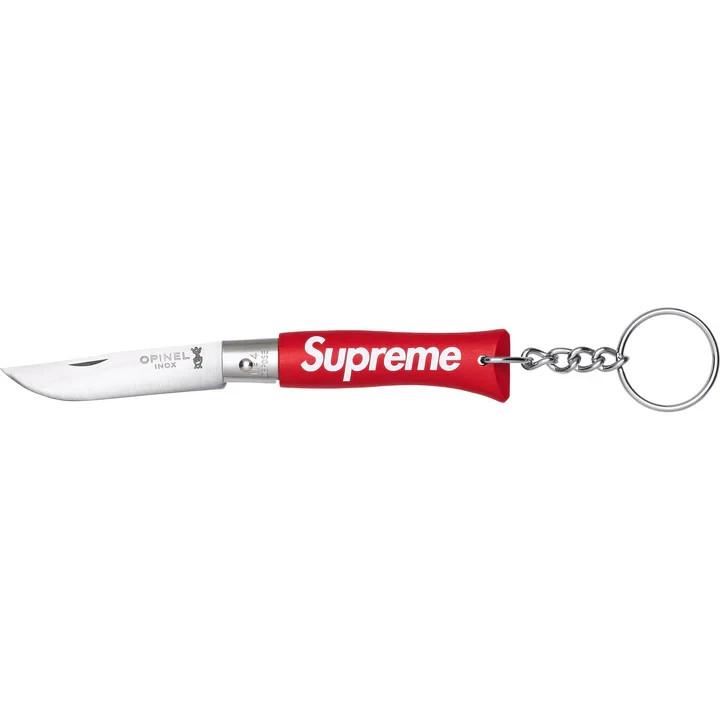 Supreme Opinel No. 4 Knife Keychain Red One-Size
