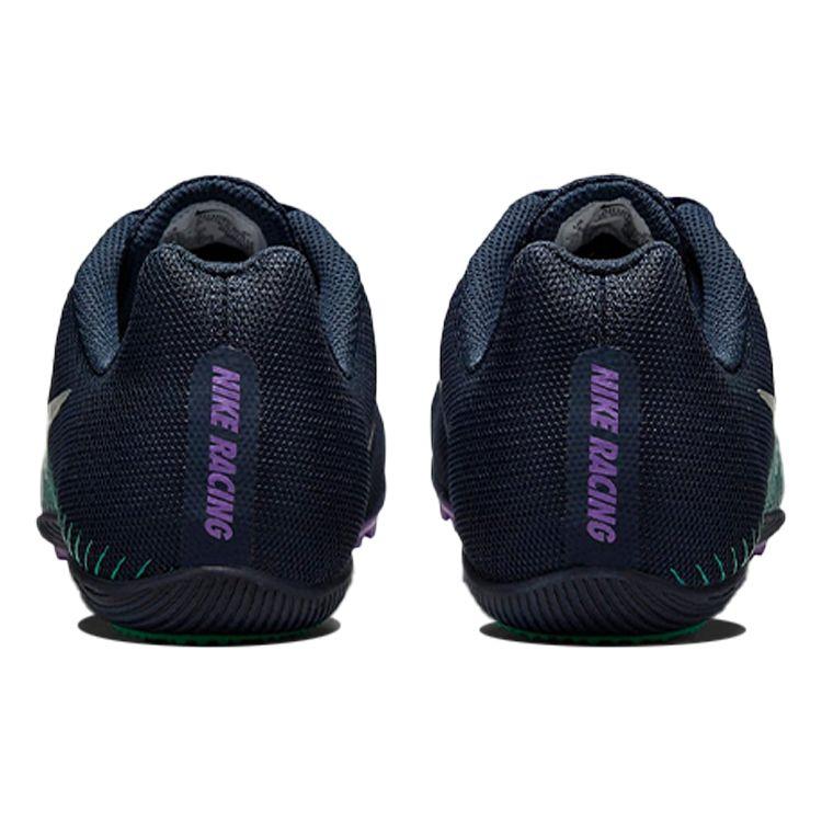 Nike Zoom Rival M 9 Obsidian Wild Berry Unisex Sneakers Blue Clear-Emerald Metallic-Silver AH1020-406