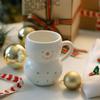 350ML Snowman Mug Creative Large Capacity Ceramic Cup Coffee Cups Lovely Men and Women Birthday Gift Dormitory Fund